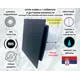 Вытяжной вентилятор Mak trade group Extra 100M-H + PL-PV D100 мм 31 дБ 98 м³/ч обратный клапан цвет антрацит