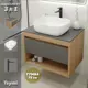 Тумба с раковиной Teymi Ritta F09885 75