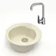 Мойка для кухни врезная Teymi Lina D51 F01520 50.5x50.5 см глубина чаши 19.1 см литьевой мрамор цвет бежевый