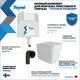 Комплект инсталляция с унитазом Teymi Helmi hd f00764 цвет белый