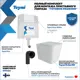 Комплект инсталляция с унитазом Teymi Helmi hd f00765 цвет белый