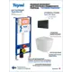 Комплект инсталляция с унитазом Teymi Vitra f01365 цвет белый