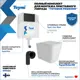 Комплект инсталляция с унитазом Teymi Helmi HD F00328 цвет белый