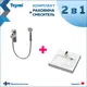 Комплект раковина и смеситель Teymi Kati Pro F01148 накладной белый