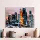 Картина без рамки Postermarket Москва-Сити 50x70 см