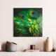 Картина без рамки Postermarket Перья павлина 30x30 см