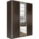Шкаф-купе Мебельная компания е1 500236 230x180х57 см 10 полок лдсп цвет венге