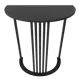 Консоль Genglass GGK-05-2-2-7040 40x75x70 см металл цвет черный