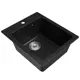Мойка для кухни Mixline NL-TM14 58551910 53x53 см глубина чаши 190 см искусственный камень цвет черный
