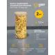Набор контейнеров для пищевых продуктов 2 шт Handy home SET2(Muj-09) с бамбуковой крышкой 1.3 л стекло цвет прозрачный