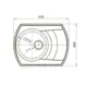 Мойка для кухни Granfest GF-R-650 L топ глубина чаши 20 см 49x64.5 см искусственный камень цвет топаз