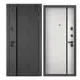 Входная дверь Buldoors 90 РP ФЛС-248 правый 205x86см цвет букле графит/белый матовый