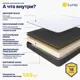 Матрас Luna Persperctive 4640216428203 140x200x20 см беспружинный 2-спальный