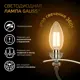 Набор ламп светодиодных Gauss 103801105 E14 185-265 В 5 Вт свеча прозрачная 420 Лм теплый белый (желтый) свет 10 шт