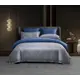 Комплект постельного белья двуспальный Arya Home Geo сатин темно-синий