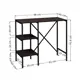 Стеллаж металлический Grostat home для стиральной машины 98x93.6x45 см металл цвет темно-коричневый