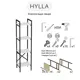 Стеллаж металлический Grostat home Hylla 4 полки 34x141x30 см нагрузка до 20 кг металл цвет белый
