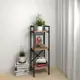 Стеллаж металлический Grostat home 3 полки 34x103.5x30 см нагрузка до 20 кг металл цвет светло-коричневый