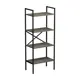 Стеллаж металлический Grostat home Strong 4 полки 60x147x35 см нагрузка до 20 кг металл цвет серый