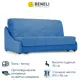 Диван-кровать Beneli прямой 174x96x108 см велюр цвет синий