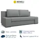 Диван Beneli Диван-кровать 208.5x80x91 см рогожка цвет серый