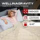 Одеяло Wellinagravity WGM-15 бежевый 6кг 205x140 см стеклянные микрогранулы