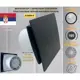 Вентилятор осевой вытяжной Mak trade group A100M-K + PVC D100 мм 31 дБ 98 м³/ч обратный клапан цвет черный