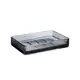 Мыльница Fixsen Atrium FX-840-4 стекло цвет серый