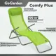 Шезлонг складной GoGarden Comfy Plus садовый цвет зеленый 143x60x97 см