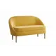 Диван Silva Комо Модель 005 Диван Ультра мустард 144.5x86x77.5 см велюр цвет горчичный