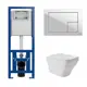 Комплект инсталляция с унитазом Cersanit S-IN-MZ-LINK_PRO64077E0120 цвет белый