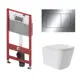 Комплект инсталляция с унитазом Tece 9400412QV0210 цвет белый