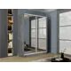 Шкаф-купе Мебельная компания е1 45EEKD_160240_BT 240x160х45 см 7 полок лдсп цвет бетон