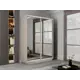 Шкаф-купе Мебельная компания е1 45EEKD_120240_SHS 240x120х45 см ЛДСП 7 полок цвет ясень шимо светлый
