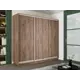 Шкаф-купе Мебельная компания е1 45EET_240_KT 220x240х45 см ЛДСП 9 полок цвет крафт табачный