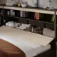 Кровать Ruhome24 Виктория 240x110x233 см лдсп цвет венге/дуб