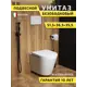 Унитаз подвесной Watersense Rita безободковый быстросъемное сиденье микролифт