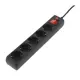Сетевой фильтр Filum FL-SP3-5-3M-BL/5 3x0.75 3 м 5 розеток с заземлением 2200 Вт цвет белый 5 шт.
