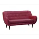 Диван прямой Диван не мебель Элефант id000112-MaseratiBordo 175x90x85 см велюр цвет малиновый