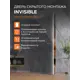 Комплект межкомнатной двери Velldoris Invisible глухая левая 200x80см цвет белый с коробом и наличниками кромка алюминий