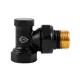 Клапан для радиатора запорный угловой Arrowhead 215122B 1/2" латунь