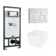 Комплект инсталляция с унитазом Weltwasser 542264 цвет белый