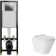 Комплект инсталляция с унитазом Cersanit S-IN-Black-Cg-wCV0110 цвет белый