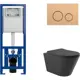 Комплект инсталляция с унитазом Cersanit S-IN-MZ-LINK_PRO63524C0140 цвет черный