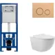 Комплект инсталляция с унитазом Cersanit S-IN-MZ-LINK_PRO63524O0120 цвет белый