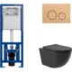 Комплект инсталляция с унитазом Cersanit S-IN-MZ-LINK_PRO63524O0140 цвет черный