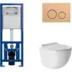 Комплект инсталляция с унитазом Cersanit S-IN-MZ-LINK_PRO63524OV0110 цвет белый