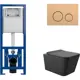 Комплект инсталляция с унитазом Cersanit S-IN-MZ-LINK_PRO63524Q0140 цвет черный