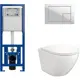 Комплект инсталляция с унитазом Cersanit S-IN-MZ-LINK_PRO64077AL.FLU40110.V.W цвет белый