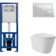 Комплект инсталляция с унитазом Cersanit S-IN-MZ-LINK_PRO64077CV0220 цвет белый